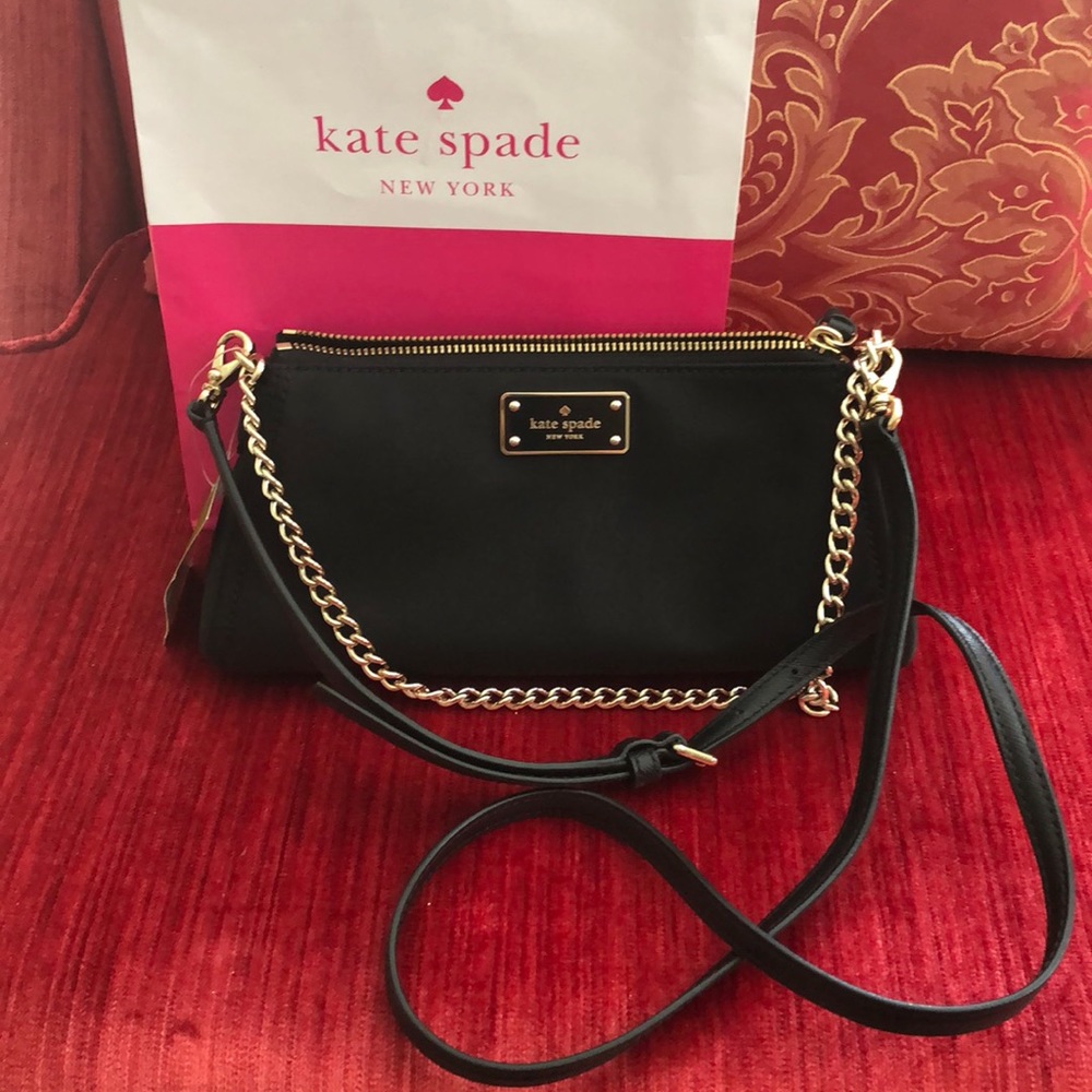 💗 NWT!!! Kate Spade Black cross over purse 💗